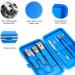 10pcs Professional Manicure Set - Stainless Steel Nail Clippers & Pedicure Tools for Travel (Blue) - Buy Online on GoSupps.com