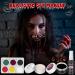 Ultimate Halloween Zombie Makeup Kit | 6 Colors SFX Bruise Palette Scar Wax Fake Blood & Tools for Demonic Cosplay - Buy Online on GoSupps.com