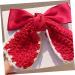 Beavorty 1pc hairpin christmas hair barrettes bows hair holder christmas hair bows clips red bow hair clip christmas bow barrettes bowknot hair clips girl big bow fabric spring clip - Buy Online on GoSupps.com