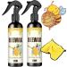 New Beeswax Furniture Polishing Spray Wood Cleaning Spray and Furniture Polish Floor Tables Chairs Cabinets Home Furniture Beeswax Spray Cleaner Natural Beeswax Spray 2pcs