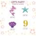 Mermaid 9th Birthday Cupcake Toppers Pink&Gold Glitter Mermaid Nine Cupcake Decor Happy 9th Birthday Cake Decorations for Girls Under The Sea Themed Birthday Party Supplies - 24pcs - Buy Online on GoSupps.com