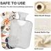 Naanle Hawaii Flower Hot Water Bottle - 1L Heat Therapy for Back Pain Relief & Warmth | Transparent Cover Hand & Foot Warmer - Buy Online on GoSupps.com