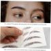 FOMIYES 10 Sheets Eyebrow 3d Sticker Lady Tools False Eyebrows -like Eyebrows Stickers Template Girl - Buy Online on GoSupps.com