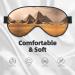Buy Pyramids of Egypt Print Ultra-Soft Eye Mask | Light-Blocking for Comfort & Restful Sleep - International Shipping - Buy Online on GoSupps.com