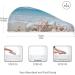 Beach Seashell Starfish Hair Towel 2 Pack - Super Absorbent Quick Dry Hair Turbans for Women & Girls - Buy Online on GoSupps.com