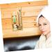 Buy Ganazono 5-Star Sauna Timer | Decorative Hourglass for Sauna Room | Wooden Backrest & Stone Timer | International Shipping - Buy Online on GoSupps.com