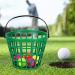 BESPORTBLE Golf Ball Basket - Green Container with Handle for 50pcs Balls | Stadium Accessories - 20x15CM - Buy Online on GoSupps.com
