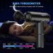 Deep Tissue Massage Gun for Athletes | 20 Speed Muscle Massager with 8 Replacement Heads and Side Screen - Buy Online on GoSupps.com