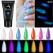 Glow in the Dark Nail Extension Gel Kit - 7 Luminous Colors for Professional Manicures and Christmas Gifts - All-in-One Poly Extension Gel Set for Starter Nail Technicians - Buy Online on GoSupps.com