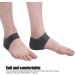 Heel Protection Cushion Pads - 6 Pairs Shock Absorption Protector Covers - Perforated Black - Comfort for Every Step - Buy Online on GoSupps.com