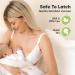 Organic Nursing Pads - 14 Washable Bamboo Breastfeeding Pads | Reusable Nipple Pads & Wash Bag | Eco-Friendly Breastfeeding Essentials (Pastel Touch M 3.9 - Buy Online on GoSupps.com