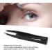 Verdant Touch Mini Slant Tweezer 2 in 1 Multifunctional Eyebrow Tweezer with Comb Slant Tip Mini Grooming Tool for Eyebrows Facial Hair Eyelashes Black - Buy Online on GoSupps.com