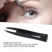 2-in-1 Eyebrow Tweezers with Comb - Multifunctional Makeup Tool for Perfect Eyebrows & Face Hair - Black - Buy Online on GoSupps.com