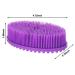 3-Piece Exfoliating Silicone Body Scrubber Set for Skin Exfoliation - Purple, Rose Red, Pink - Buy Online on GoSupps.com