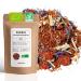 Rooibos Bio Canneberge Gingembre - 100g (40 tasses) - Th en vrac 100% Agriculture Biologique - Mes-Th s
