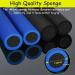 Safe Foam Rubber Training Nunchucks with Bearing Ball System - 2PCS Set for Kids, Beginners, Adults - Black - Buy Online on GoSupps.com