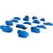 15-Piece Blue Rock Climbing Holds Set for Home Wall Bouldering Gym - Buy Online on GoSupps.com