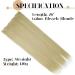 S-noilite Fashion 26 Half Full Head Clip in Hair Extensions - Long Straight Bleach Blonde 26 Inch - Buy Online on GoSupps.com