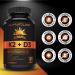 Vitamin K2 + D3 Highest Potency 120MCG/1000 IU - 120 Capsules - Helps Maintain Bone & Teeth Health - Formulated With MK-7 For Best Results - Immune System Support - Made In Canada 120 count (Pack of 1) - Buy Online on GoSupps.com