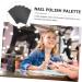 5pcs Nail Polish Palette - Color Mixing Plate for Nail Art & Makeup | Cosmetic Tool for Artists - Buy Online on GoSupps.com