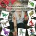 Tazimi 40 PCS 3D Dinosaur Temporary Tattoos - Waterproof Kids Tattoos for Boys & Girls | Perfect Dinosaur Party Favors - Buy Online on GoSupps.com