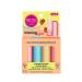 eos Vacay Vibes Lip Balm Variety Pack- Pink Lemonade Island Coconut Guava Berry Punch & Wild Cherry Slushie All-Day Moisture Lip Care Products 0.14 oz 4-Pack