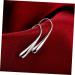 PACKOVE Wedding Teardrop Earrings Ladies Earrings Silver Ear Needle Womens Earrings Teardrop Earrings Women Minimalist Earrings Ear Hook Wedding Gift Women Earrings Drop Earhook - Buy Online on GoSupps.com