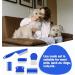 Flea Comb for Cat Dog - Set of 6 Metal Fine Teeth Combs for Grooming and Hair Tangles Removal - Buy Online on GoSupps.com
