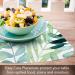 Gossamer Palms Reversible Wedge Shaped Placemat Set - Set of 4, Made in the USA - Buy Online on GoSupps.com