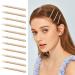 Qearl 20 Pcs Elegant Pearl Gold Hair Clips - Vintage Wedding Hairpins - Buy Online on GoSupps.com