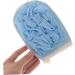 2pcs Exfoliating Gloves for Shower | Double-Sided Loofah | Blue & Pink - Remove Dead Skin & Enhance Your Skincare Routine - Buy Online on GoSupps.com