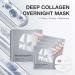 Collagen Face Mask | Deep Anti-Wrinkle Hydrogel Overnight Treatment | Lifting Firming & Moisturizing | Reduce Fine Lines & Wrinkles - 4 Pack - Buy Online on GoSupps.com