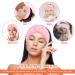Adjustable Spa Facial Headband | Microfibre Hairband for Women | Pink Headband for Washing Face, Bath, Yoga & Makeup - Buy Online on GoSupps.com