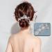 Bridal Hair Accessories bridesmaid hair accessories Pearl Wedding Hair Accessories Crystal Bridal Hair Piece Bridal Hair Accessories Fashion Retro Elegant Ladies Hair Accessories - Buy Online on GoSupps.com