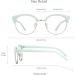 LIFEART Blu-ray Glasses - Stylish +2.25 Reading Glasses for Computers | Reduces Headaches & Dry Eyes | Unisex Fashion Samba Green - Buy Online on GoSupps.com