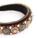 Padded Rhinestone Headband - Crystal Velvet Wide Hairband for Women and Girls - Buy Online on GoSupps.com