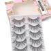 False Eyelashes Glamour 5 Pairs - Handmade Reusable Fake Lashes D-17MM - Buy Online on GoSupps.com