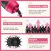 4-in-1 Hair Dryer Brush Styling Tool - Volumizer, Hot Air Brush for Drying, Straightening, Curling - Salon Black - Buy Online on GoSupps.com