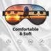 Airplane Sunset Sky Print Double-Sided Eye Mask | Soft Light Blocking Sleep Mask | Enhance Sleep Quality | International Shipping - Buy Online on GoSupps.com