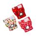 Cutebone Christmas washable dog diapers for bitches 3 pieces of reusable dog diapers high-suction premium diapers for dogs d34xl-de Christmas XL (66-86.5cm)