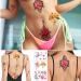 Roarhowl Extra Large Flower Temporary Tattoo for Women - Waterproof Fake Tattoos - Buy Online on GoSupps.com
