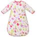 MIKAFEN Baby Sleeping Bag Long Sleeves winter 3.5Tog 100% Organic Cotton Sleeping Bag (24-28in/3-6 Months)