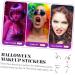 Abaodam 2 Sheets Halloween Decorations Sticker Plastic Party for Children Halloween Cosplay Props Fake face Face Funny Eye Patch - Buy Online on GoSupps.com