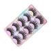 UAMOU 10 Styles 2/5/10/20/30/50/100 Boxes 3D Mink Lashes 5 Pairs Natural Individual Mink False Eye Lashes Make Up Kit Cilios Cheerfully (Color : G407 Size : 50 BOXES (250 pairs))