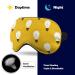 Yellow Light Bulb Sleep Mask | Adjustable Strap | Blocks Light for Restful Sleep | Ideal for Men and Women | Perfect for Nighttime, Travel, and Naps - Buy Online on GoSupps.com