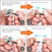 CooBigo 3 Pack Quick Release Detachable Keychain Set - Dual Pull Apart Design for Easy Access - Spring Split Snap Key Rings for Valet Keys, Flashlights, DIY Crafts - Buy Online on GoSupps.com