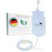Ebenthal -vital intestinal inlet with silicone bag and 2 m hose - error for colon cleansing BPA -free - intestinal flushing and intimate shower - intestinal cleaning set 2 liters