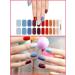 Kalolary 20PCS Nail Adhesive Wrap Nail Gel Polish Strips Full Wraps Nail Polish Stickers Cured Gel Nail Strips Self-Adhesive Gel Nail Wrap Stickers Decals(UV/LED Lamp Required) (Colorful 2) - Buy Online on GoSupps.com