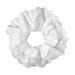 Dimeho White Lace Scrunchies for Women Large Hair Scrunchies Elastic Hair Ties Soft White Lolita Scrunchie Double Layer Hair Bands Ponytail Holder Accessories for Women Thick Curly Hair