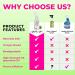 Mighty Mint Vinegar Cleaner | Non-Toxic All-Purpose Spray | Natural Spearmint Scent | 16oz - Eco-Friendly & Effective - Buy Online on GoSupps.com